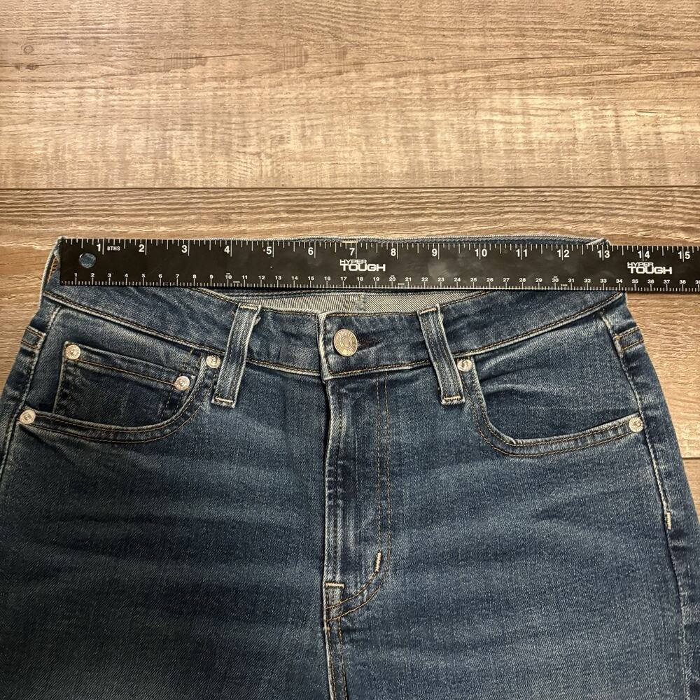 Edwin Women's Size 25 Lark Ankle Mid Rise Crop Bootcut Stretch Jeans in Fallout - Picture 4 of 9